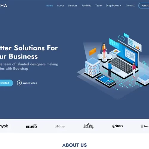 Arsha-bootstrap-website-template-md